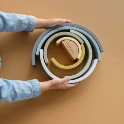 Activity Toys Little Dutch - Wooden Rainbow Stacker Blue