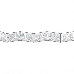 Sale Makii Whopping Wide Colouring Picture - TRAIN RIDE 19 X 159.9 Cm