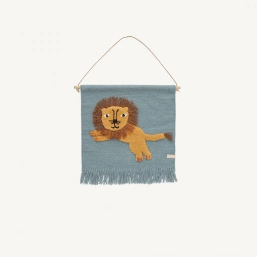Rugs, Cushions & Wall Hangings OYOY - Jumping Lion Wallhanger