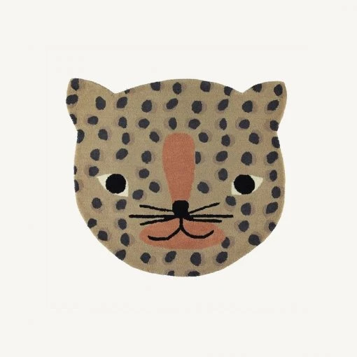 OYOY - Leopard Rug In Camel Rugs, Cushions & Wall Hangings 4 OYOY - Leopard Rug In Camel Rugs, Cushions & Wall Hangings