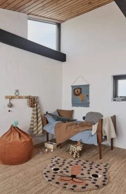 OYOY - Leopard Rug In Camel Rugs, Cushions & Wall Hangings