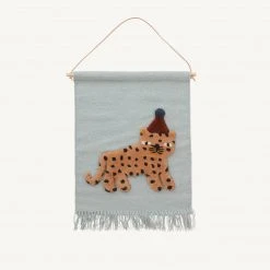 All Mamas Children Sales Store 76 OYOY - Leopard Wallhanger Dust Blue