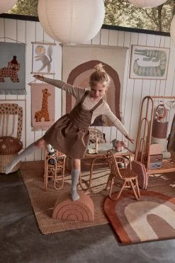 OYOY - Leopard Wallhanger Dust Blue