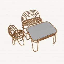 OYOY - Rainbow Rattan Mini Table Furniture & Storage 16 OYOY - Rainbow Rattan Mini Table Furniture & Storage
