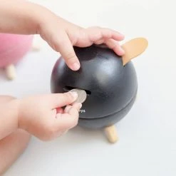 Sale Plan Toys - Piggy Bank In Black