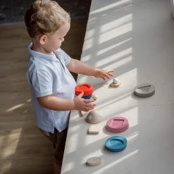 Plan Toys - Stacking Rocket Orchard Series Sale