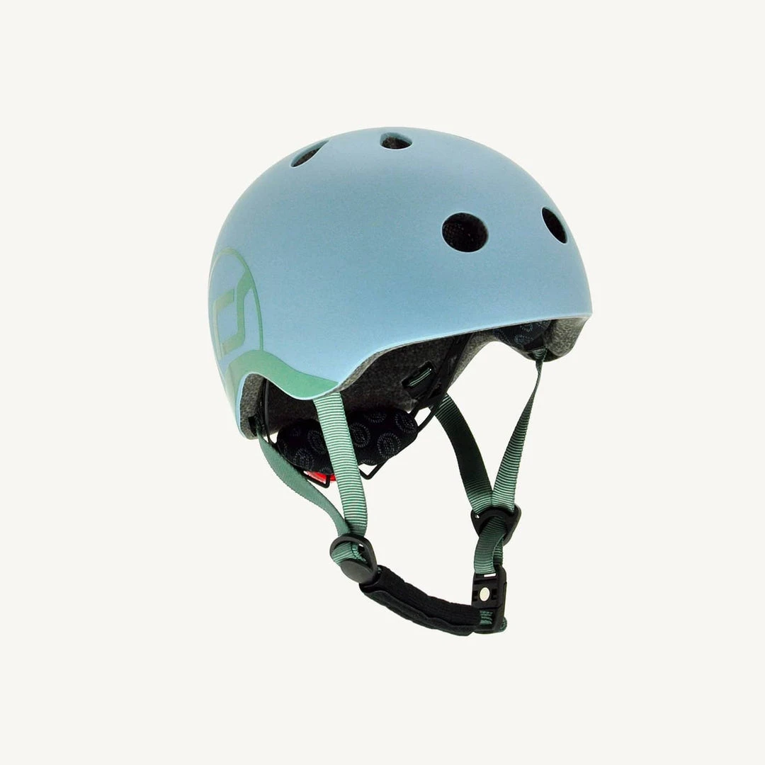 Scoot And Ride Helmet With LED Light XS/S - Steel 3 Scoot And Ride Helmet With LED Light XS/S - Steel
