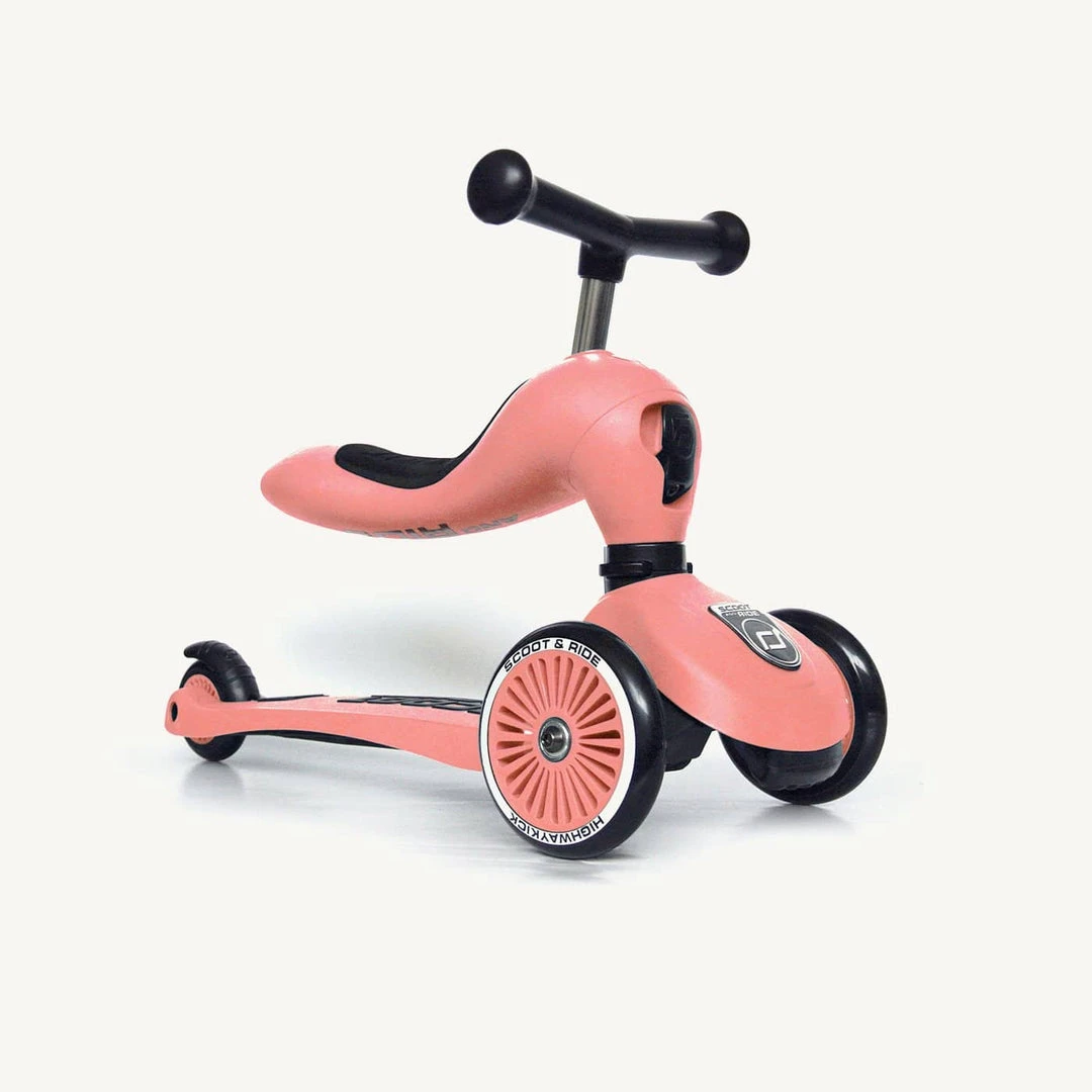 Scoot And Ride 2 In 1 Balance Bike / Scooter - Highwaykick 1 In Peach 5 Scoot And Ride 2 In 1 Balance Bike / Scooter - Highwaykick 1 In Peach
