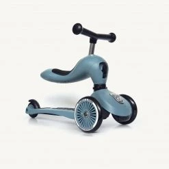 Scoot And Ride 2 In 1 Balance Bike / Scooter - Highwaykick 1 In Steel