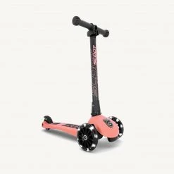Scoot And Ride Scooter - Highwaykick 3 LED In Peach Scooters And Ride Ons