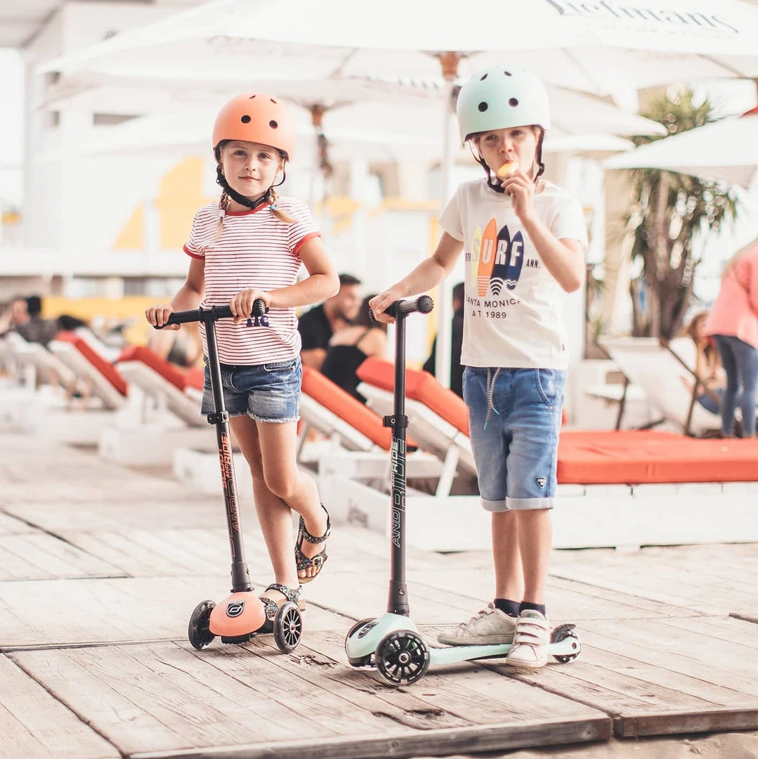 Scoot And Ride Helmet With LED Light S/M - Peach Bikes & Trikes 5 Scoot And Ride Helmet With LED Light S/M - Peach Bikes & Trikes