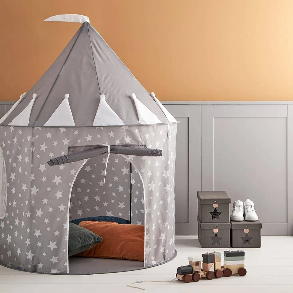 Kids Concept Kid's Concept - Star Grey Play Tent Holiday Shop 4 Kids Concept Kid's Concept - Star Grey Play Tent Holiday Shop