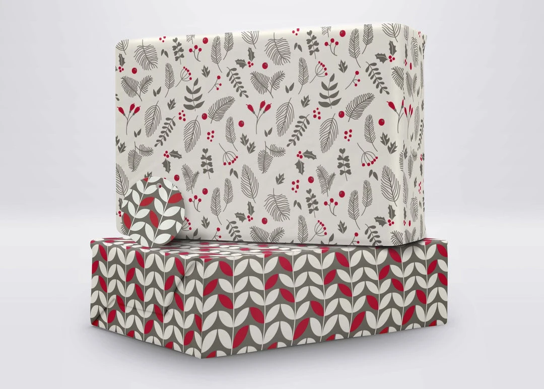 The LittleGreen Wrapping Company Scandi Christmas Recyclable Wrapping Paper & Tags 10 The LittleGreen Wrapping Company Scandi Christmas Recyclable Wrapping Paper & Tags