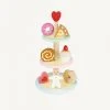 Le Toy Van - Honeybake Three Tier Cake Stand With 7 Cakes Pretend Play 1 Le Toy Van - Honeybake Three Tier Cake Stand With 7 Cakes Pretend Play